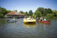 Waterfietsen en kanoen 