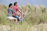 Fietsen door de duinen