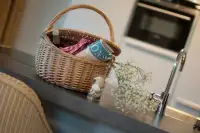 Moderne keuken in 1 van de ruime appartementen